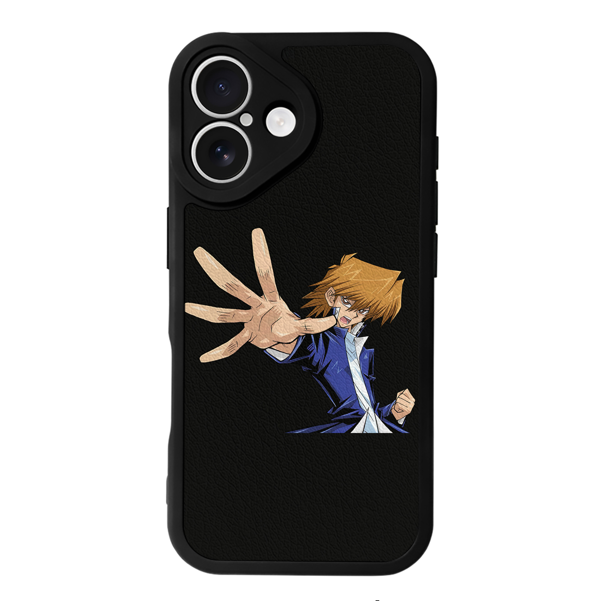 遊☆戯☆王 Yu-Gi-Oh! 【iPhone 16シリーズ対応】シリコンスマホケース（レザー調） 材質：シリコン